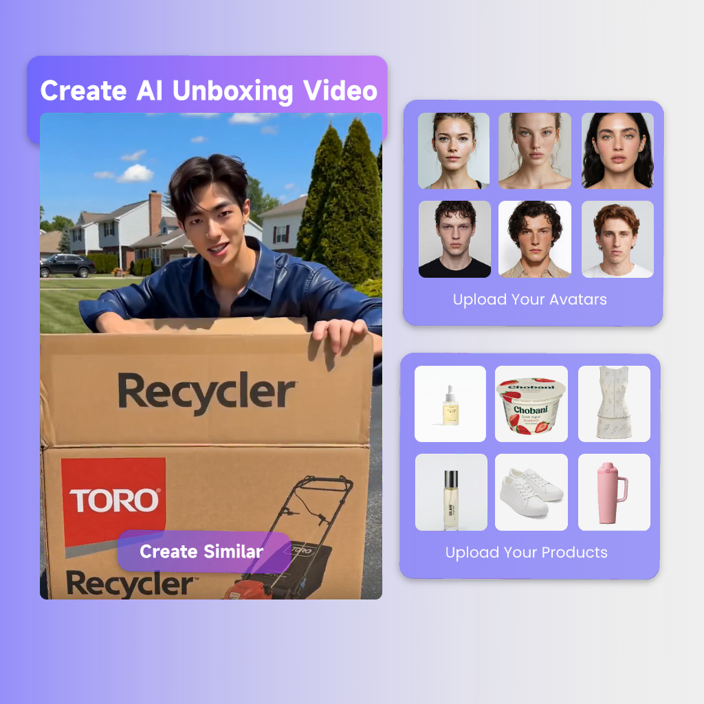 Gerador de Vídeos de Unboxing IA resolve os desafios caros da produção de vídeo tradicional