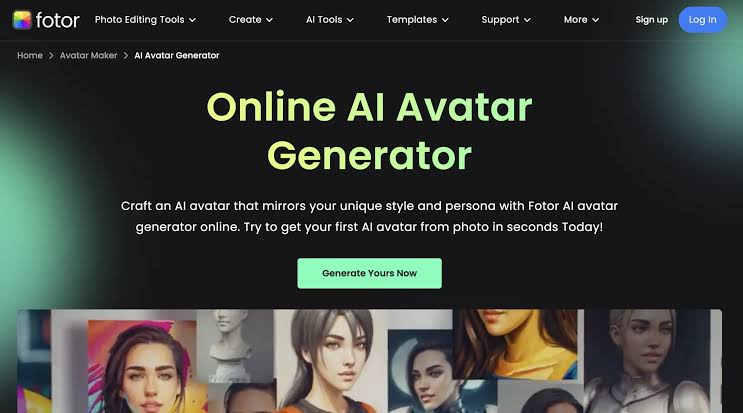 Fotor AI Avatar Generator