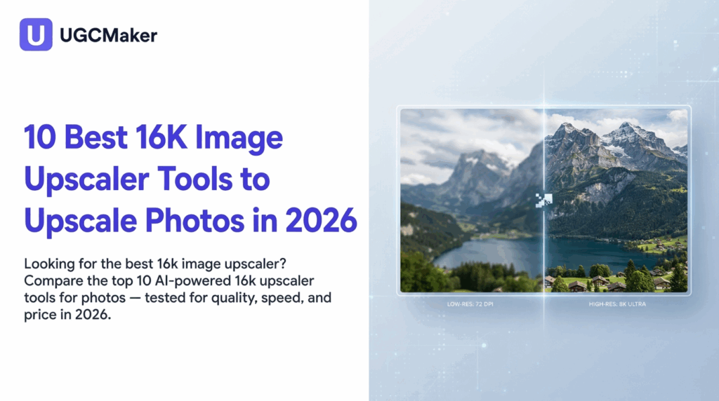 10 Best 16K Image Upscaler Tools to Upscale Photos in 2026