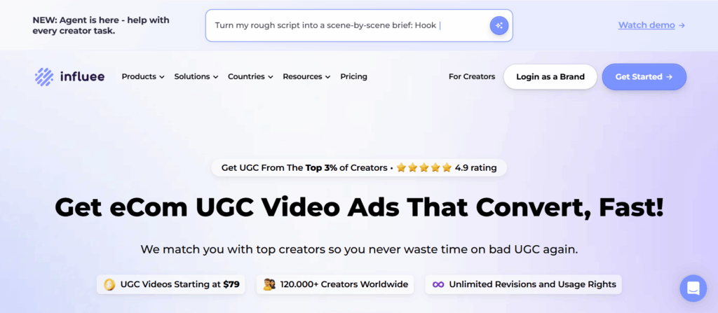 Influee — Best for Global Creator Sourcing