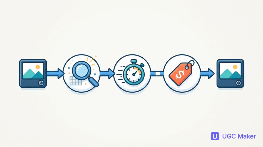 How We Tested — process visual