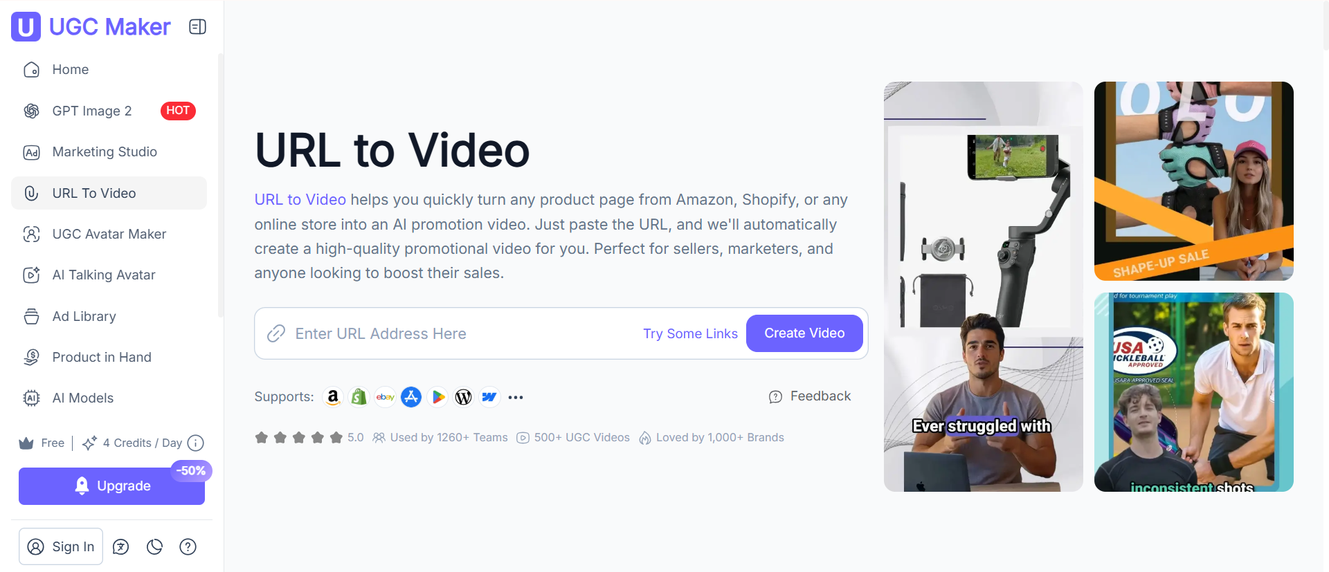URL to Video Automation