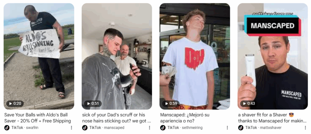 Manscaped TikTok challenge