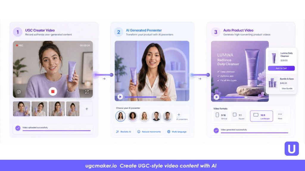 How to Use UGC Maker to Turn Prompts into Video Ads