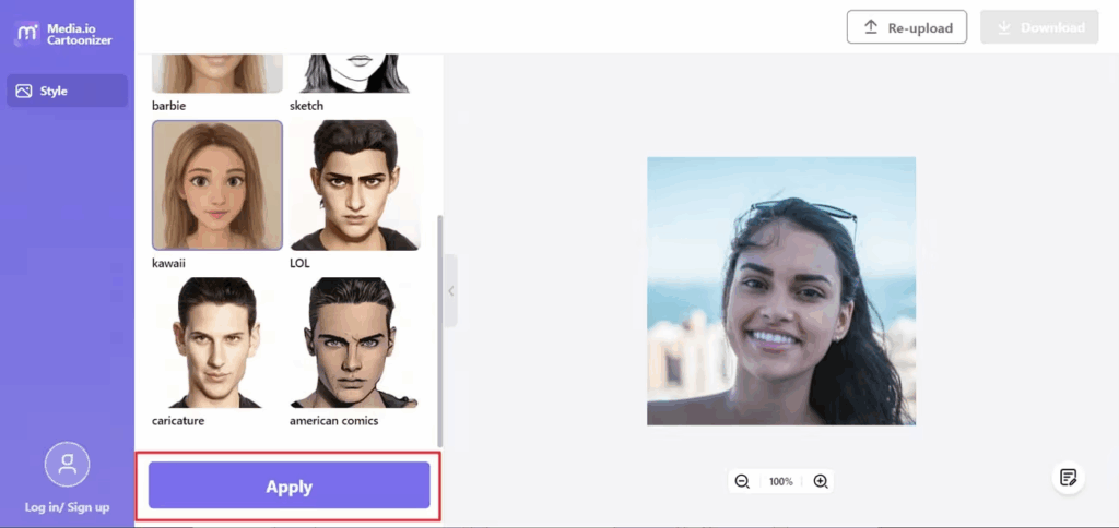 Media.io AI Avatar Generator