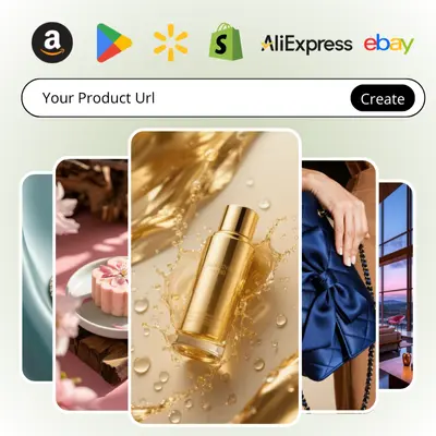Paste Your Product Link to Auto-Collect Visuals