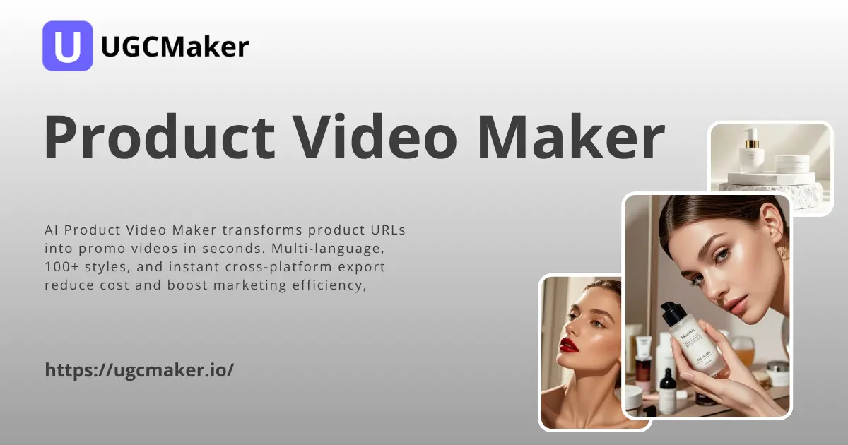 Product Video Maker - Create Product Videos with AI in Secs