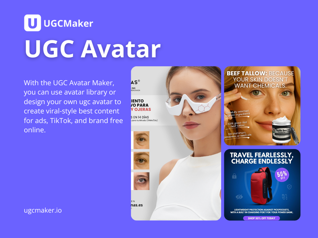 AI UGC Avatar Maker - Create UGC Avatar Video Free Online