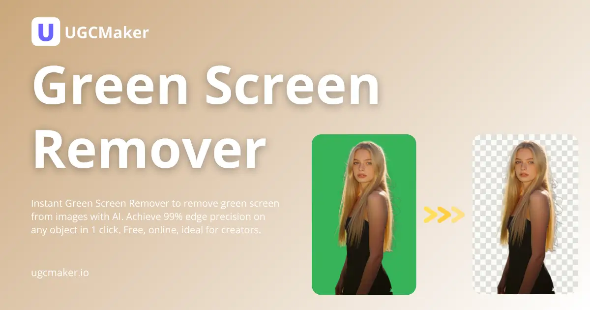 Eliminador de fondo verde gratis – Chroma key profesional para imágenes online
