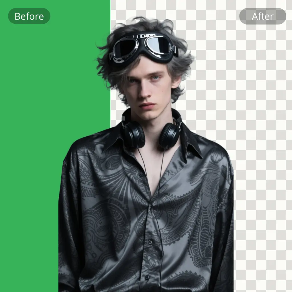 Eliminador de fondo verde gratis – Chroma key profesional para imágenes online