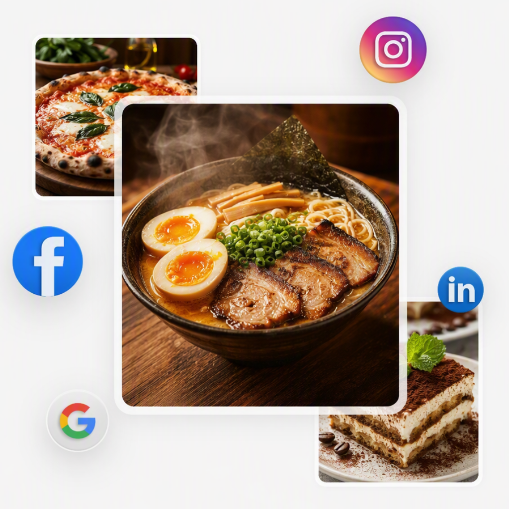 美食内容创作的真实挑战,AI 美食摄影生成器按需生成定制图片