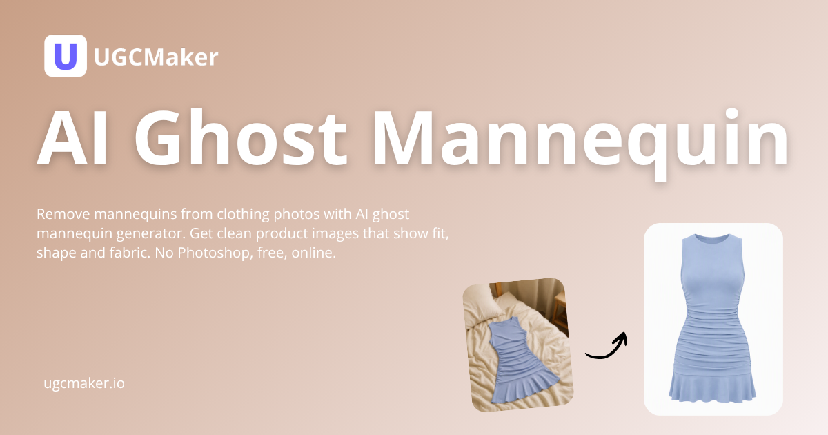 Generador de Maniquí Fantasma con IA — genera fotos de producto sin maniquí para ecommerce