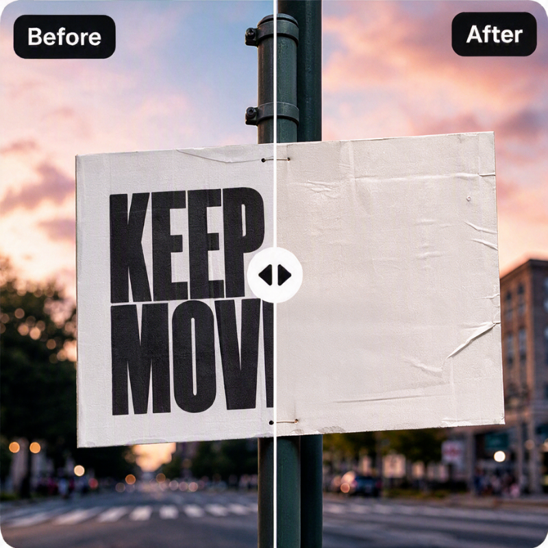 One-Click Text Removal
