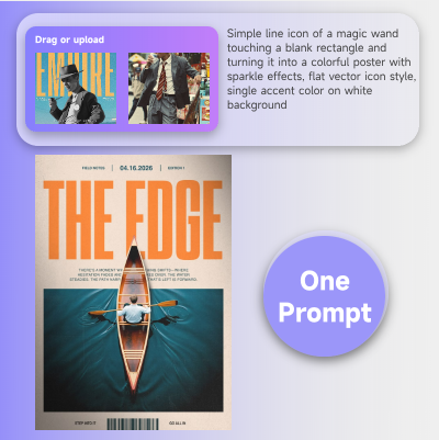 One Prompt, One Original Poster