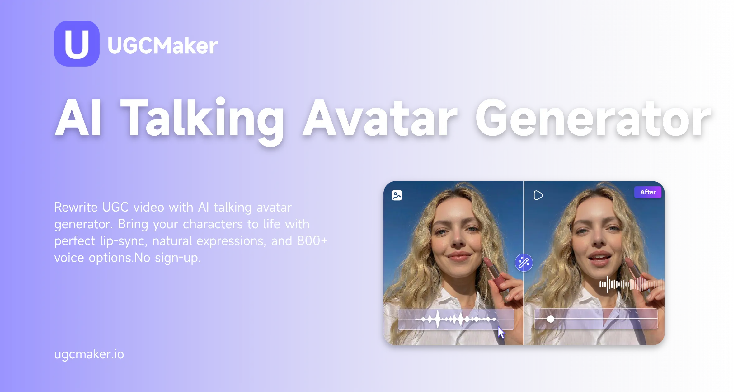 AI Talking Avatar Generator - Create UGC Talking Video Free