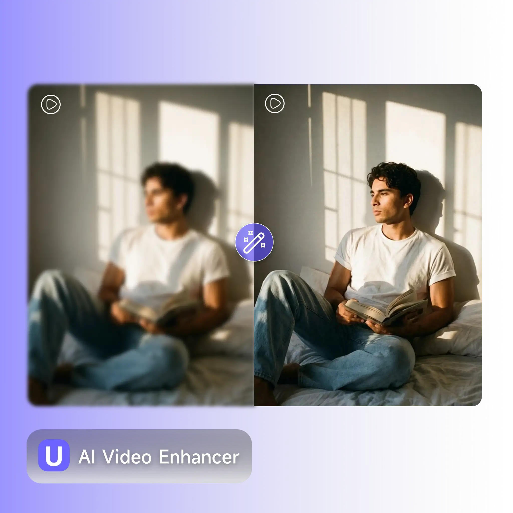 What is AI Video Enhancer — frame-by-frame detail reconstruction up to 4K