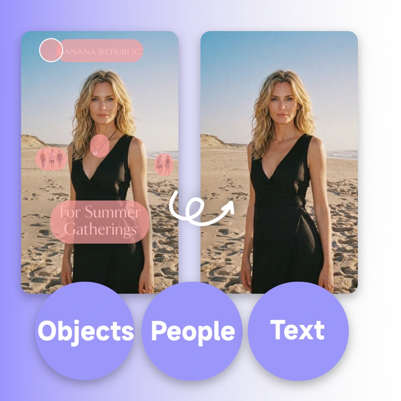 One Tool for Objects, People, Text, and Blemishes