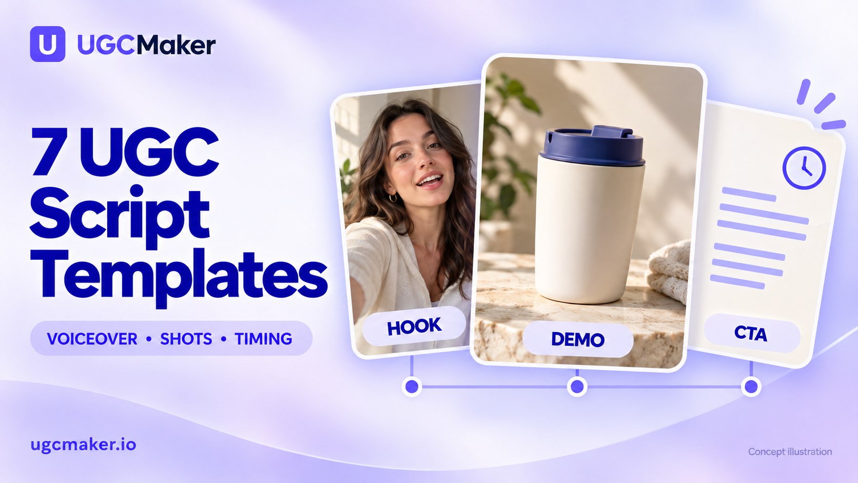 UGC Scripts: 7 Templates with Voiceover, Shot Lists, and Timing