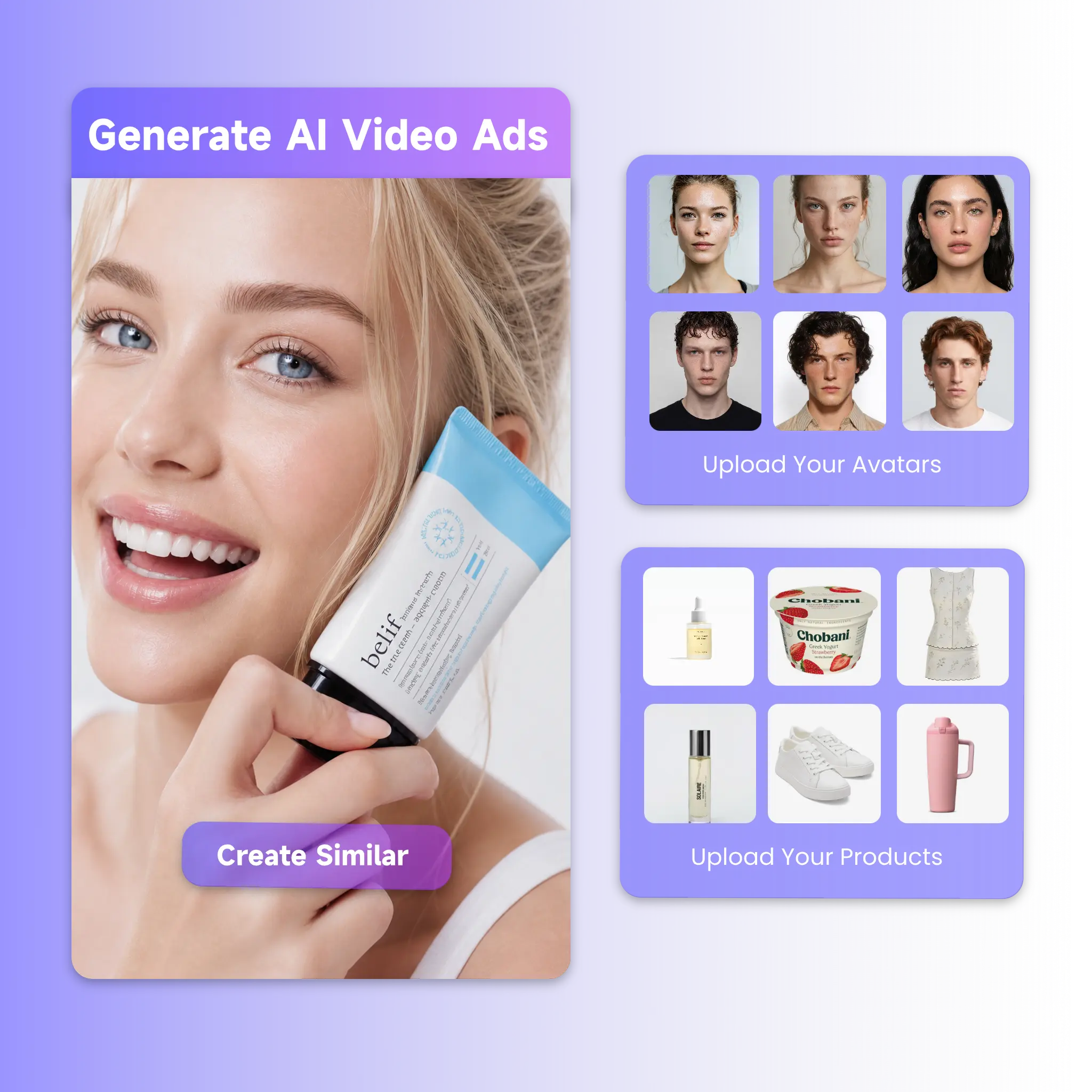 Marketing Studio collapsed bottom bar keeping ad creation moving without a shoot