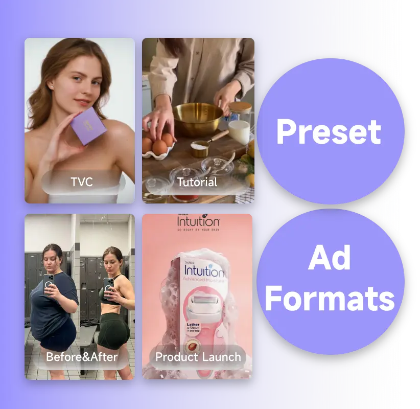 Preset Ad Formats for Every Scene
