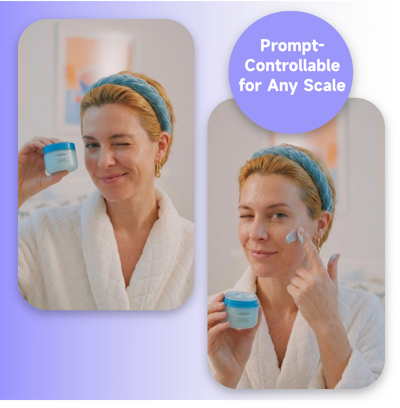 Prompt-Controllable for Any Scale