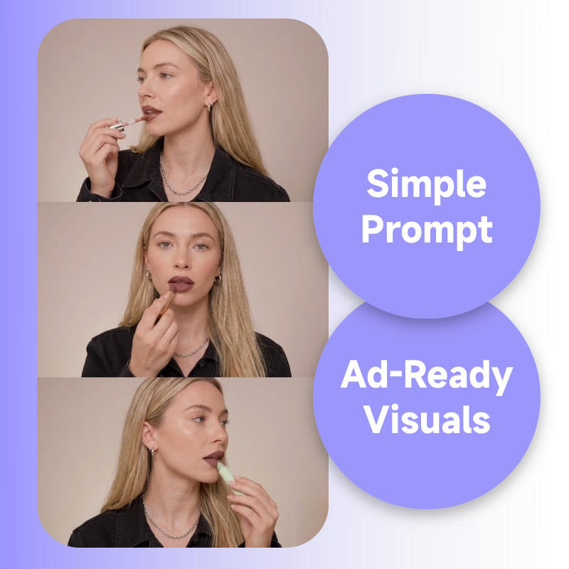 Ad-Ready Visuals From a Simple Prompt