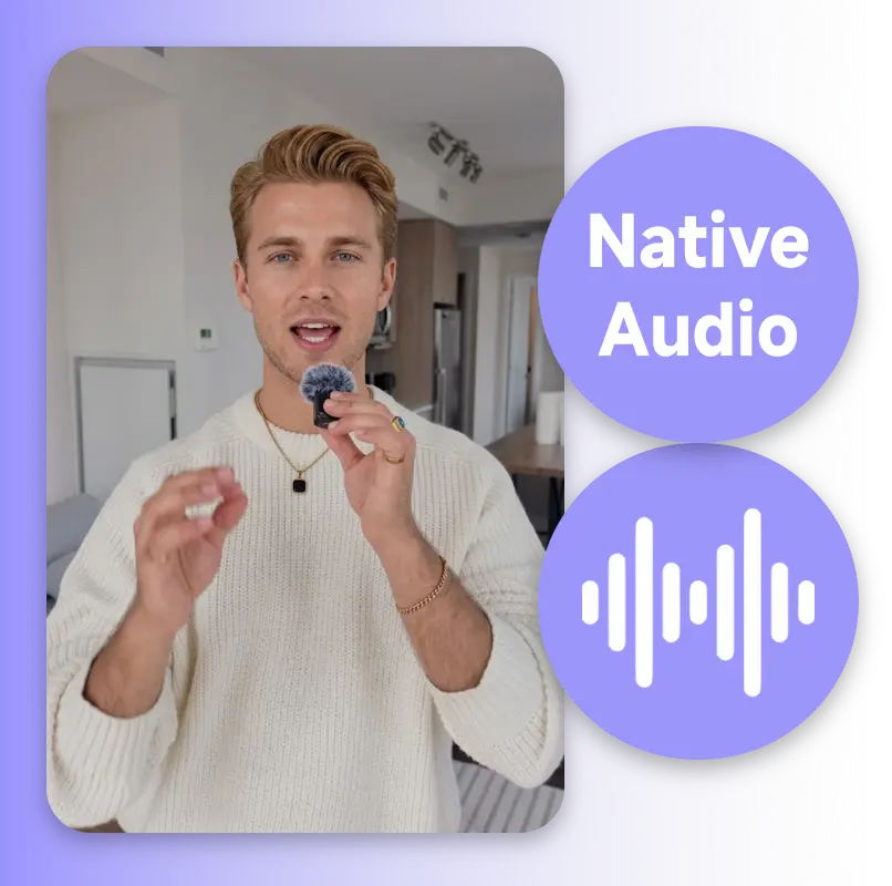 Native Audio Without the Extra Step