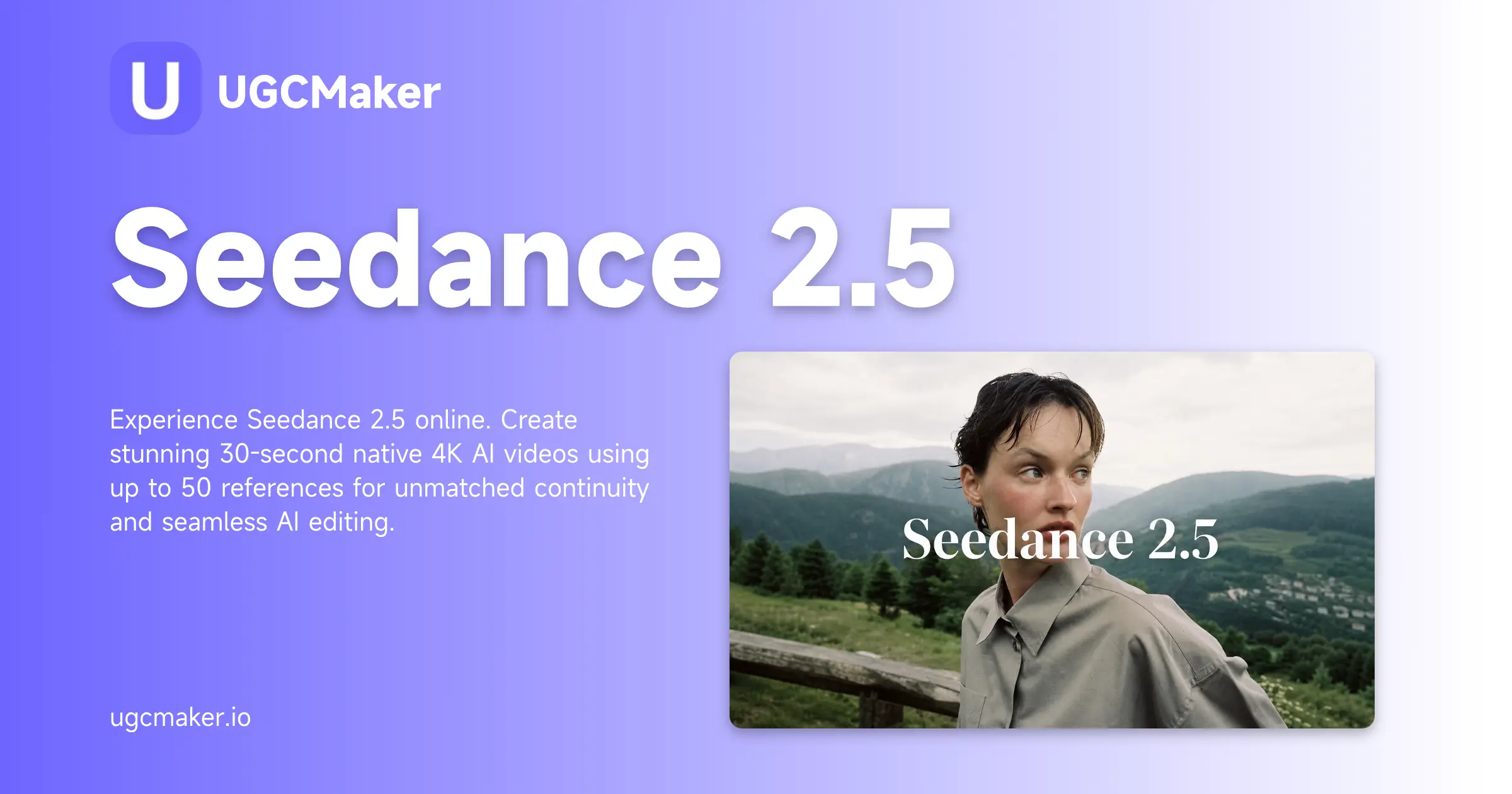Seedance 2.5: Generador de Video IA 4K Nativo 30s Gratis