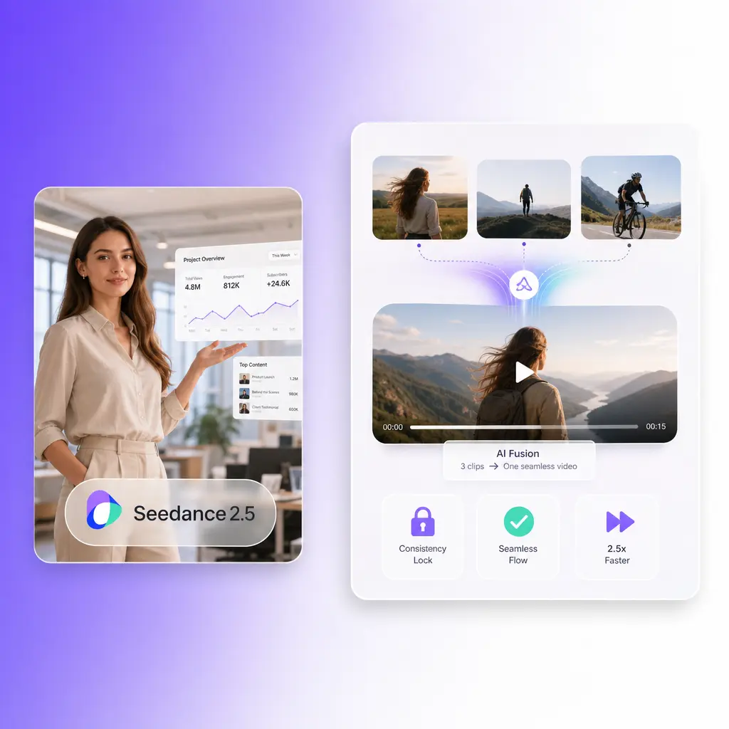 Seedance 2.5: Generador de Vídeo IA 4K Nativo de 30 Segundos Gratis