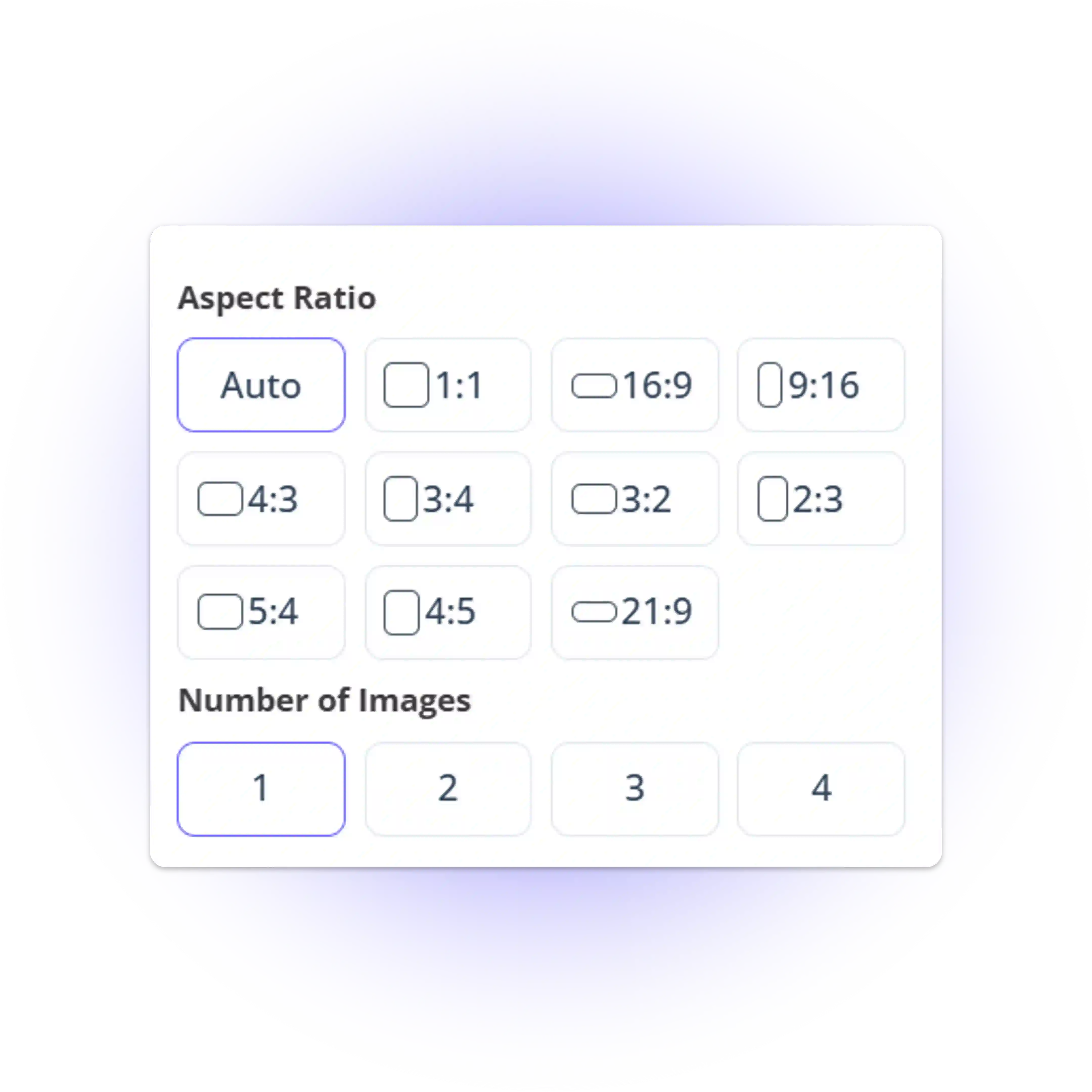 Set Your Format and Resolution