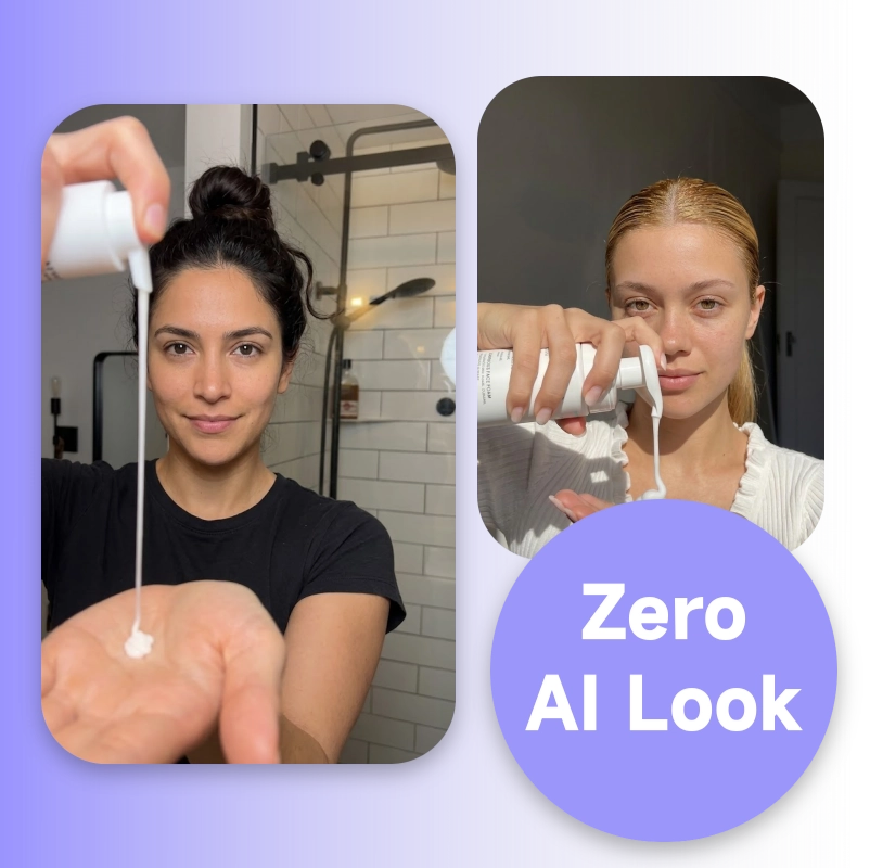 Get a Zero AI Look with Total Authenticity