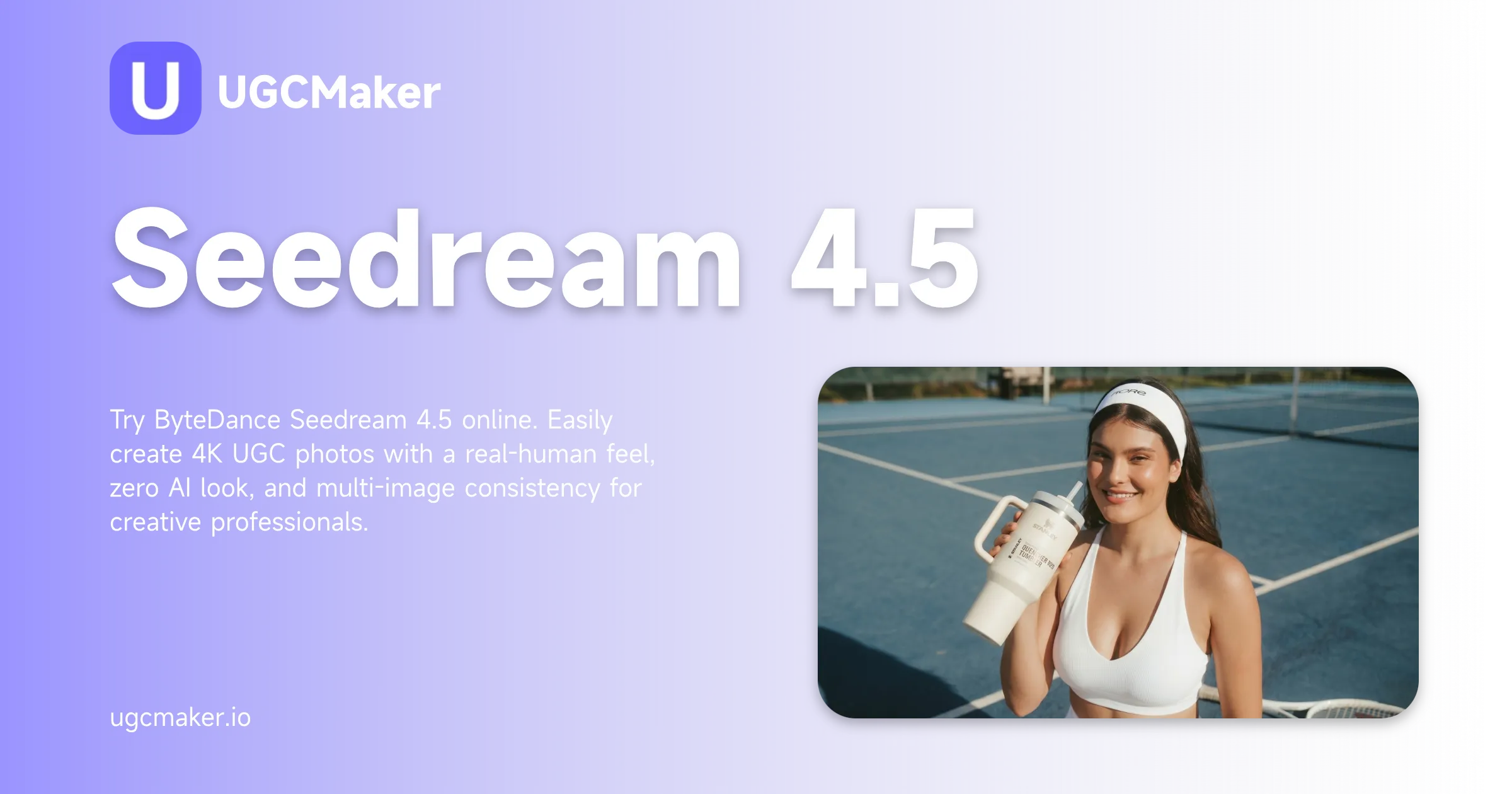 Seedream 4.5 - Free AI Image Generator for Ads & UGC