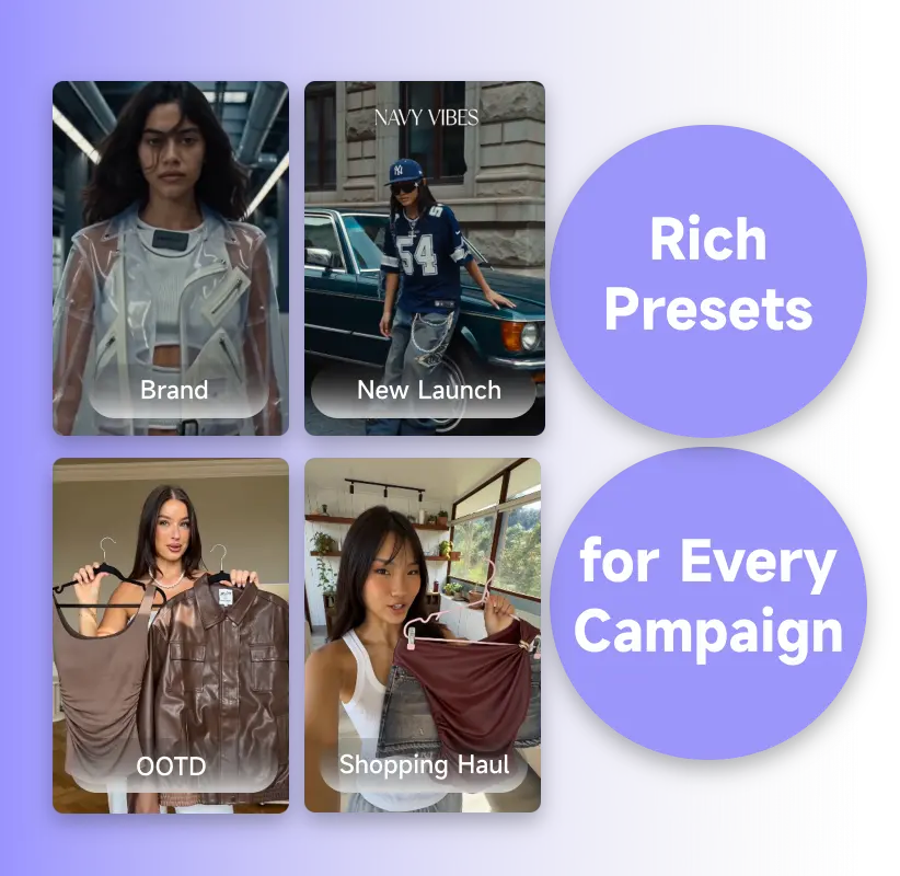 Rich Presets for Every Campaign