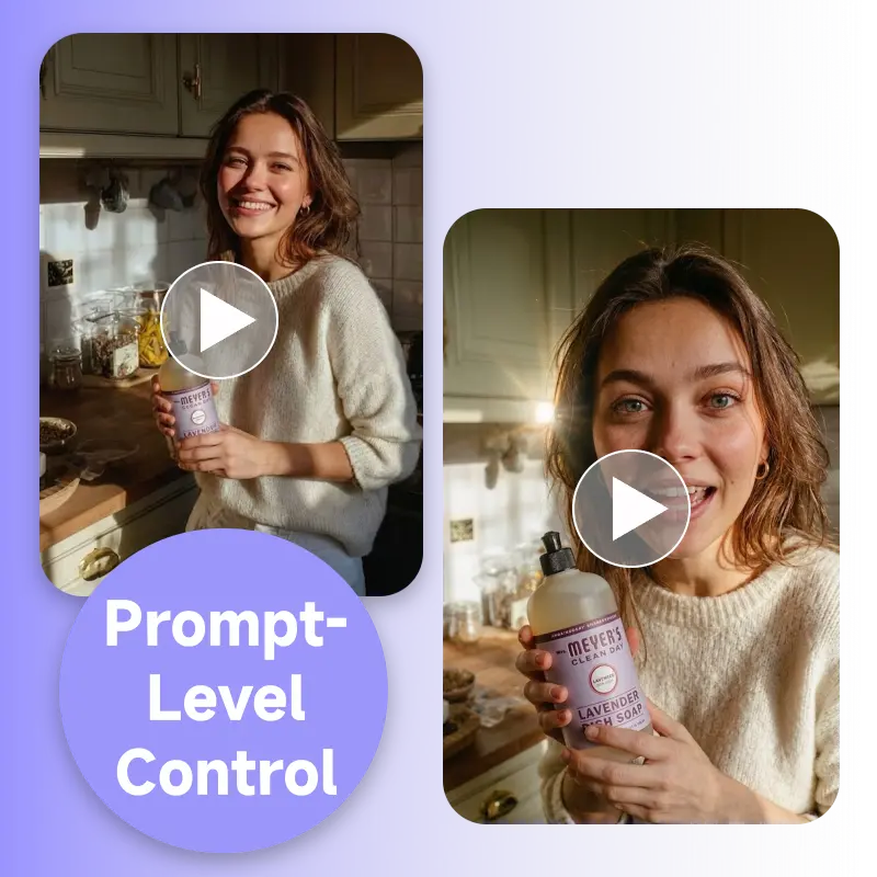 Prompt-Level Control Over Every Shot