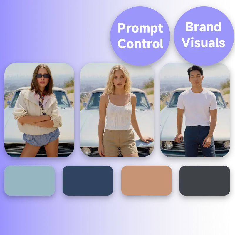 Prompt Control for Consistent Brand Visuals
