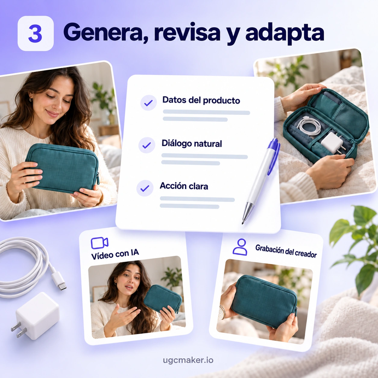 3. Genera, revisa y adapta