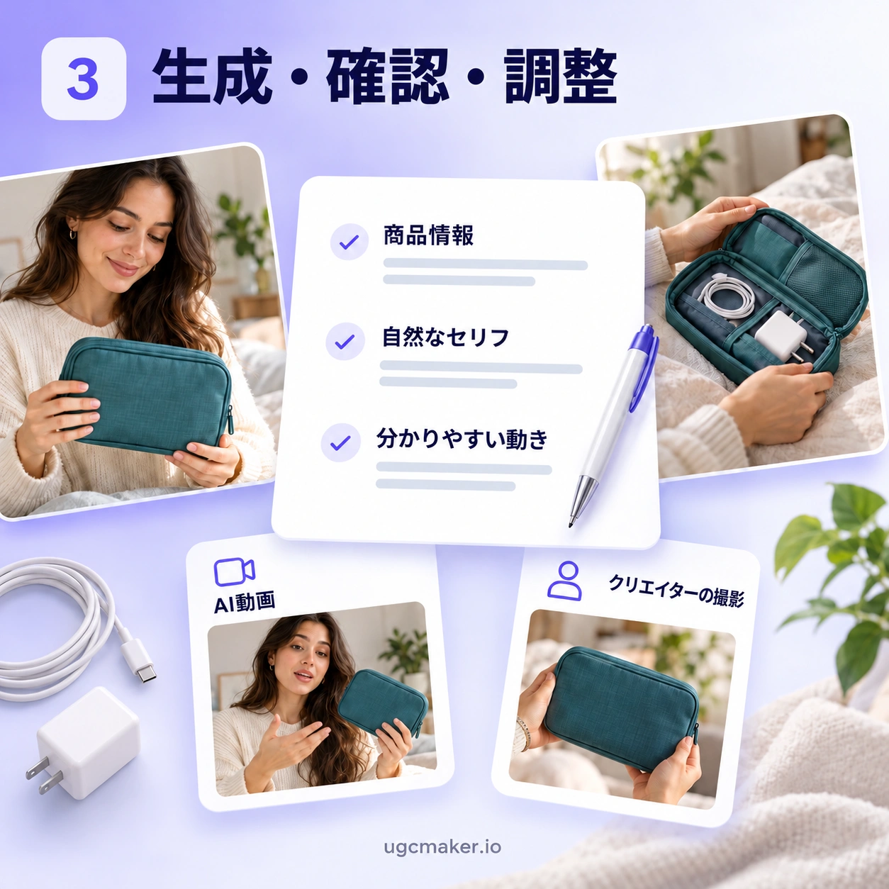 3. 生成し、内容を確認・調整する