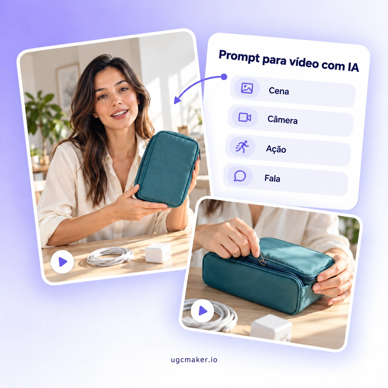 Prompts para criar vídeos com IA