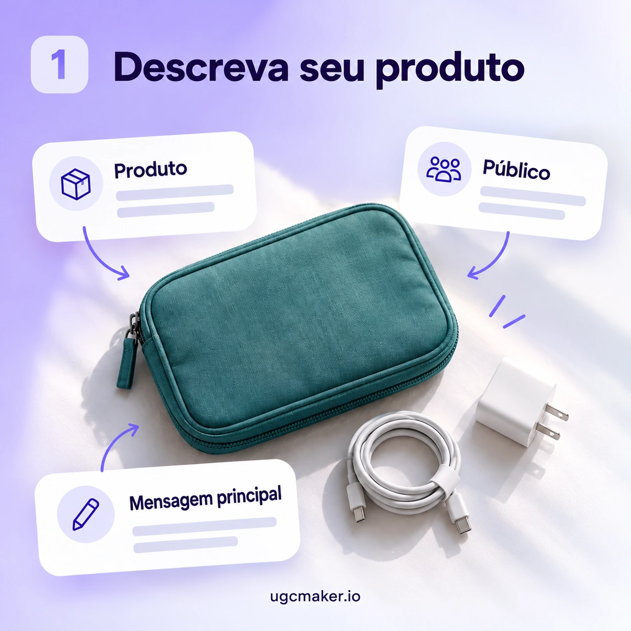 1. Descreva seu produto e seu público