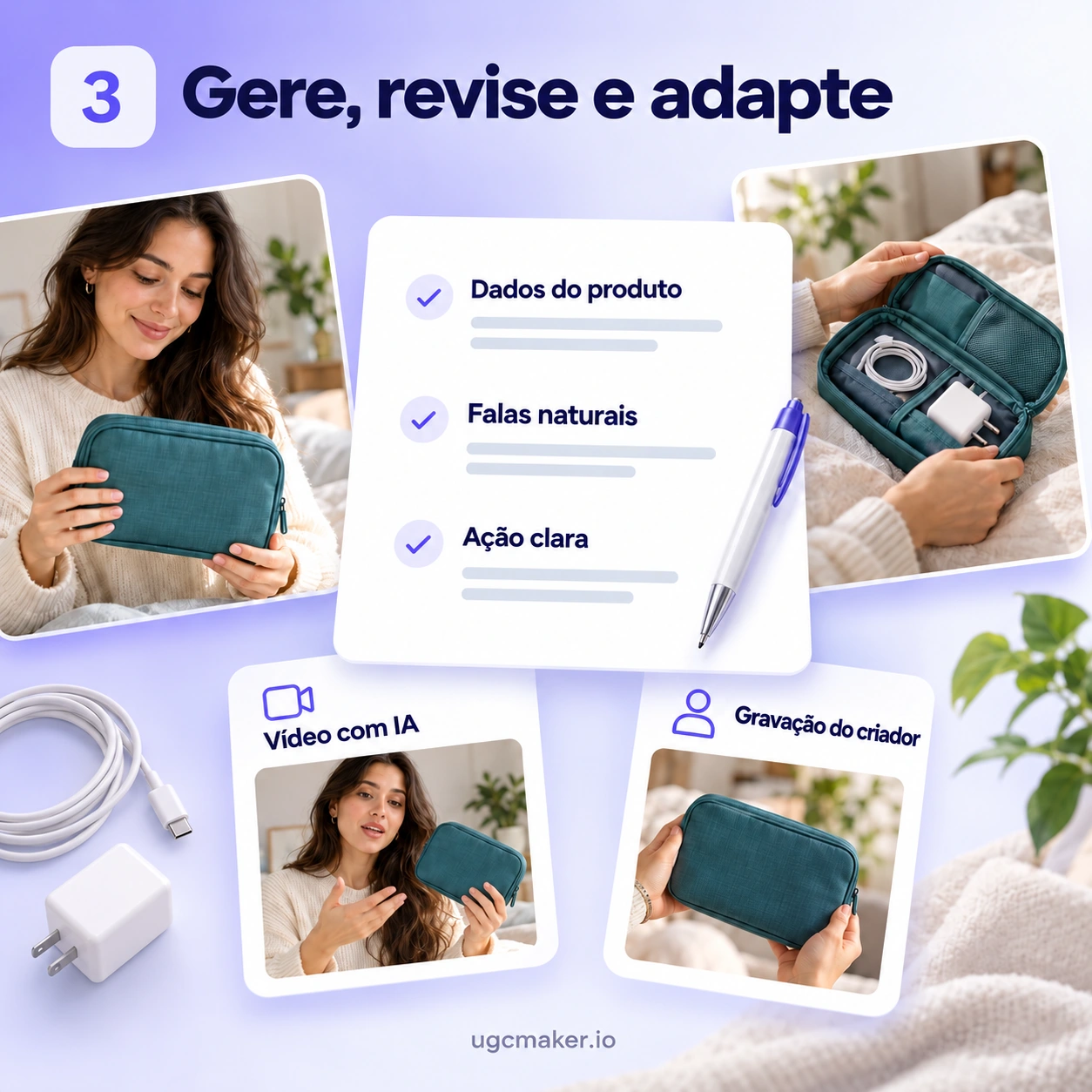 3. Gere, revise e adapte